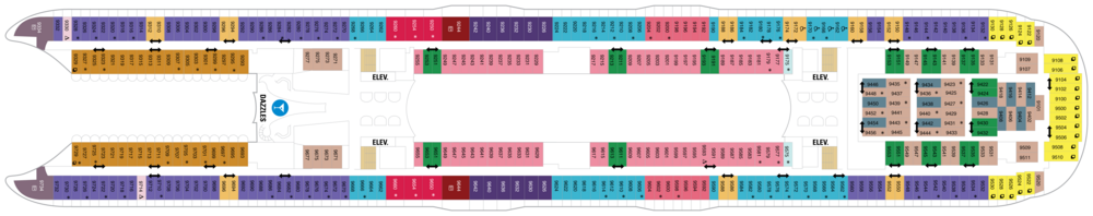Royal Caribbean International, Symphony of the Seas, Deck 9.png